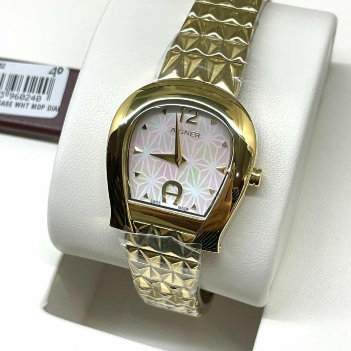 ✅Sale Jam Tangan Aigner Original -A154202 Carrara Mother Of Pearl Dial Watch Berkualitas
