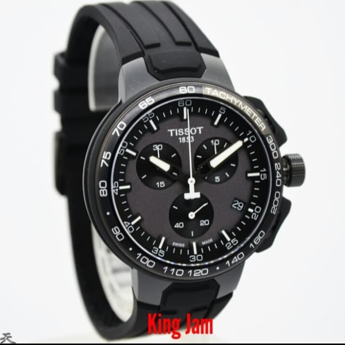 ✅Ready Jam Tangan Pria Tissot T111.417.37.441.03 Original T-Race Black Terbatas