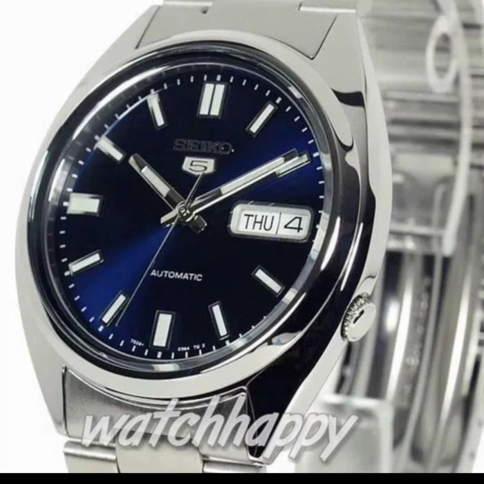 ✅Ready Seiko 5 Snxs77K1 Automatic Blue Dial Snxs77 Stainless Steel Original Terbatas