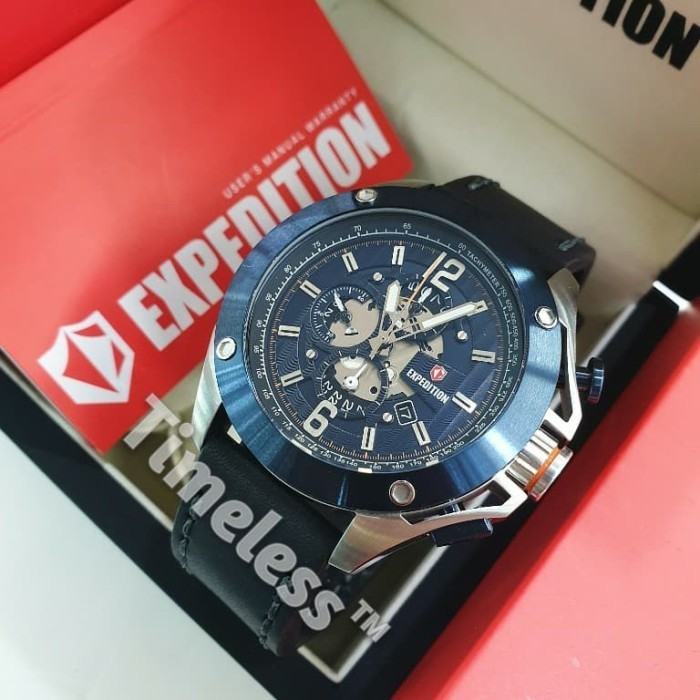 ✅Sale Jam Tangan Pria Expedition E 6697 M Silver Berkualitas