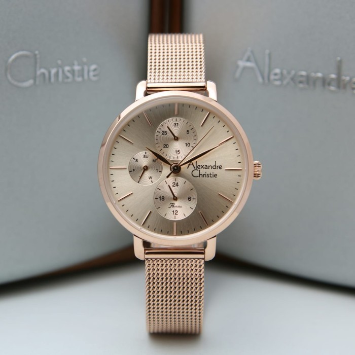 ✅Termurah Alexandre Christie Wanita Ac2916 / Ac 2916 Full Rosegold Ori Diskon