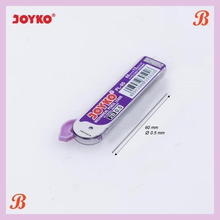 

| KG | JOYKO PENCIL LEAD 0.5MM 2B ISI PENSIL 0.5 JOYKO 2B MEKANIK PL-05