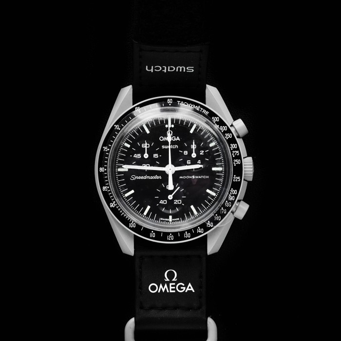 ✅Ori Omega X Swatch Bioceramic Moonswatch Mission To Moon Watch / Jam Terbaru
