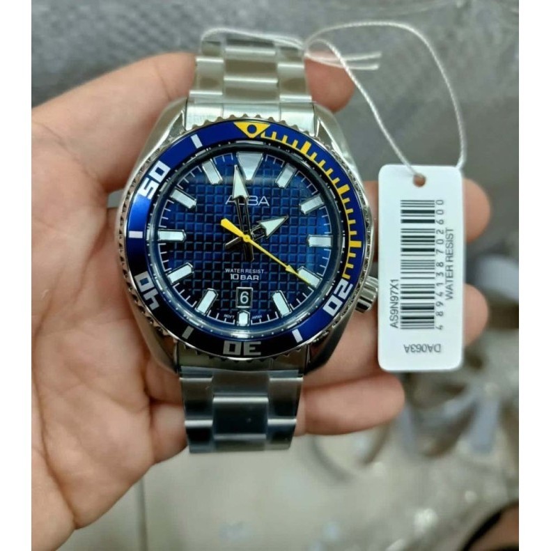 ✅Ori Jam Tangan Alba Pria As9N97 As9N97X1 Original Bergaransi 1 Tahun Limited