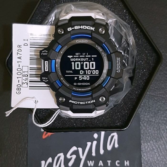 ✅Ori Casio G-Shock Gshock Gbd 100 / Gbd100 - 1A7Dr White / Putih Diskon