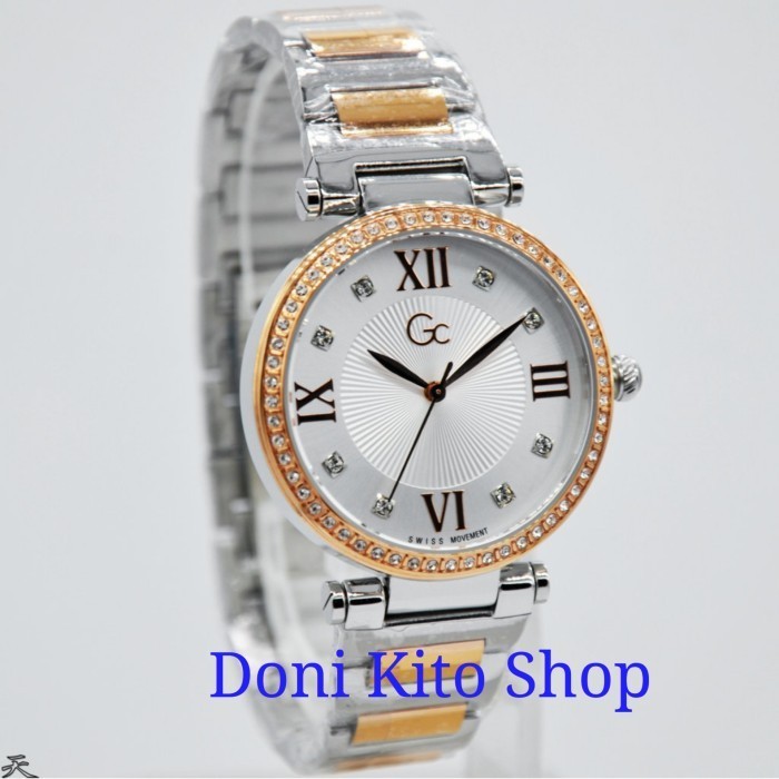 ✨Baru Jam Tangan Wanita Original Gc Guess Collection Y64001L1Mf Swissmovemen Berkualitas
