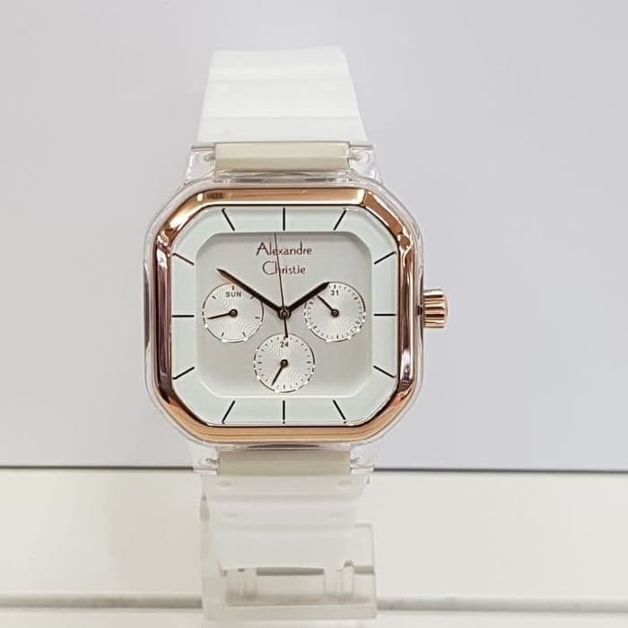 ✨Baru Jam Tangan Wanita Alexandre Christie Ac2811 / Ac 2811 Rosegold White Terbaru