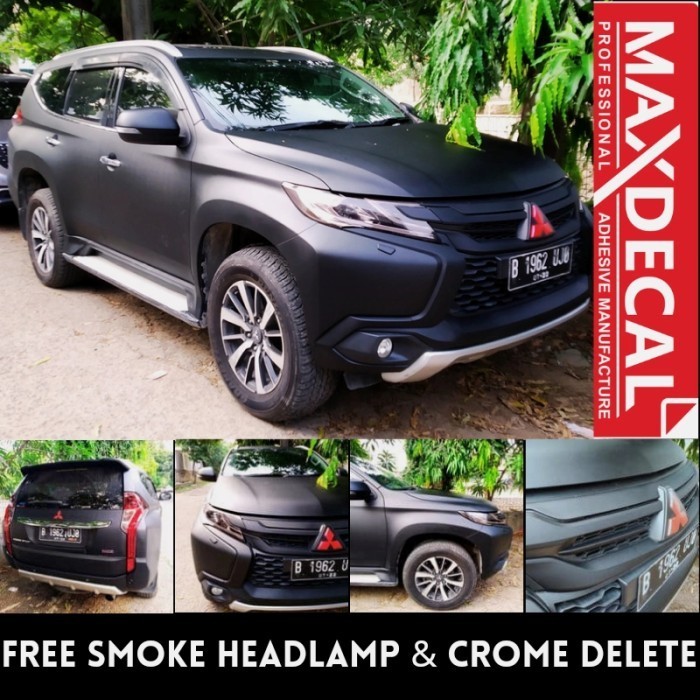 ✨New Promo Wrapping Sticker Mobil Vinyl Premium Full Body Hitam Doff Satin Limited