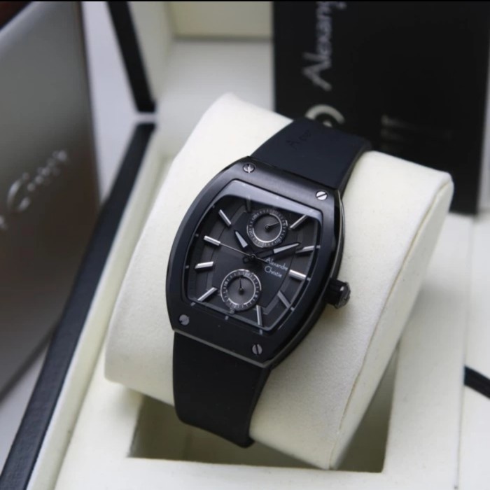 ✨Baru Alexandre Christie Ac 2944 Full Black Ac2944 Wanita Original Berkualitas