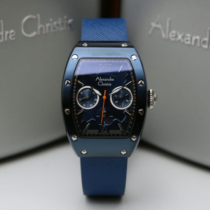 ✨Baru Jam Tangan Wanita Alexandre Ac2780 Blue Original Limited