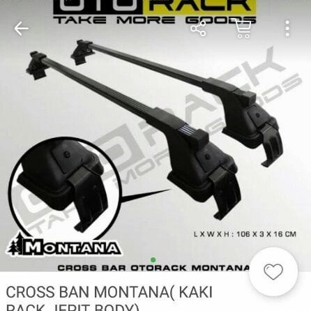 ✨New Ori Kaki Rack Jepit Body Cross Bar Sportrack Mobil Suzuki Escudo Berkualitas