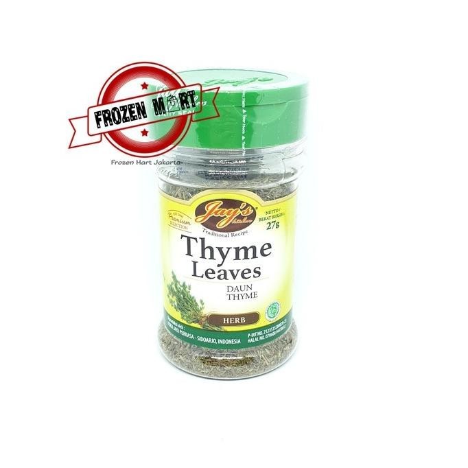 

Termurah Jay's Thyme Leaves / Jays Daun Thyme Kering / Rempah HALAL 27 Gr