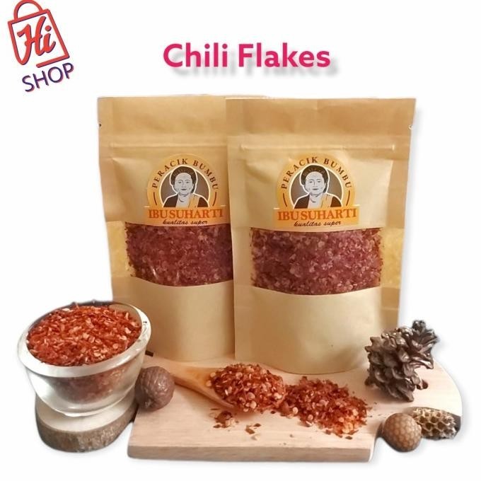 

Termurah Ibu Suharti - Rempah Bubuk Chili Flakes Murni Bumbu Dapur Cabe Bubuk
