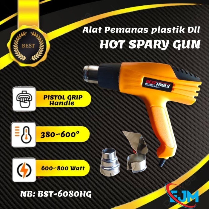Hot Gun Hot Air Gun Heat Gun Pemanas Plastik Skotlet Heat Gun Pistol