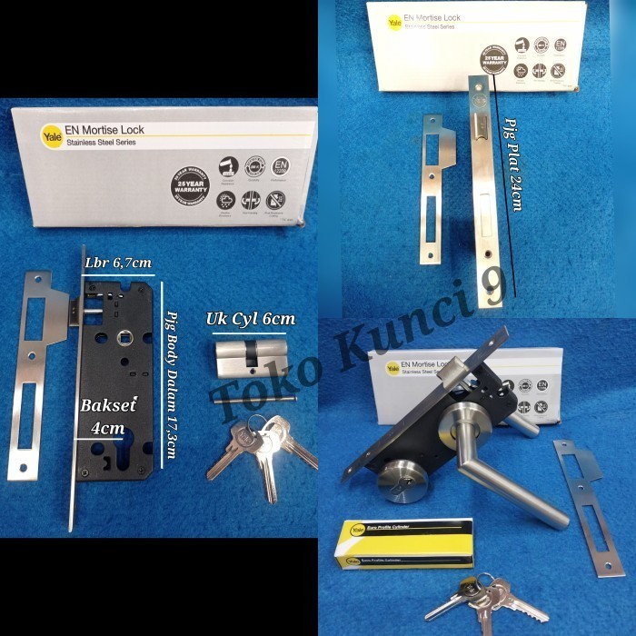 PROMO Handle Pintu Yale /Yale YTL 060 Komplit Kunci Yale