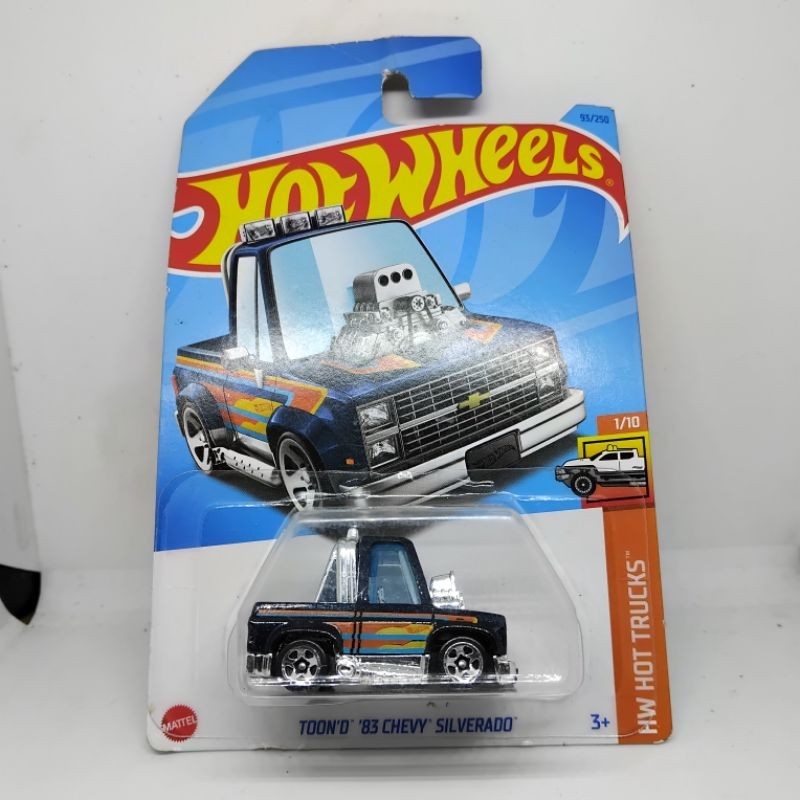 Diecast Hotwheels Chevy Silverado Tooned