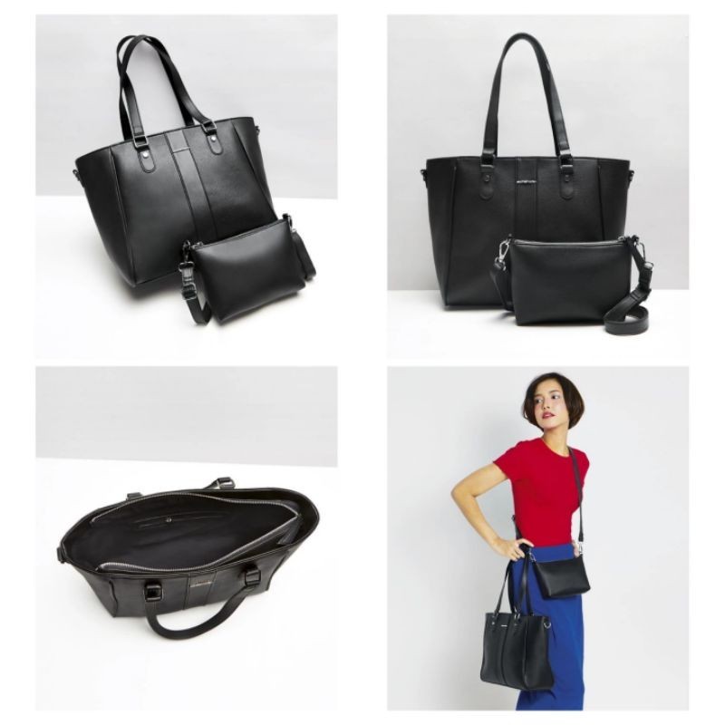 TAS KERJA WANITA TAS BERANAK 2PCS TAS BESAR + TAS KECIL SOPHIE MARTIN PARIS