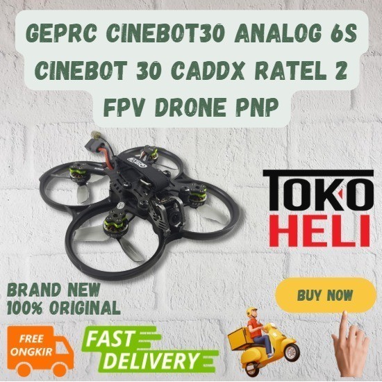 READY GEPRC Cinebot30 Analog 6S Cinebot 30 Caddx Ratel 2 FPV Drone PNP
