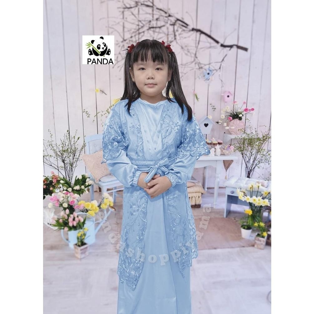 Busana yang Merangkul Tradisi Gamis Outer Arabella Anak Kondangan/Cardigan Brukat Tile Permium/Dress