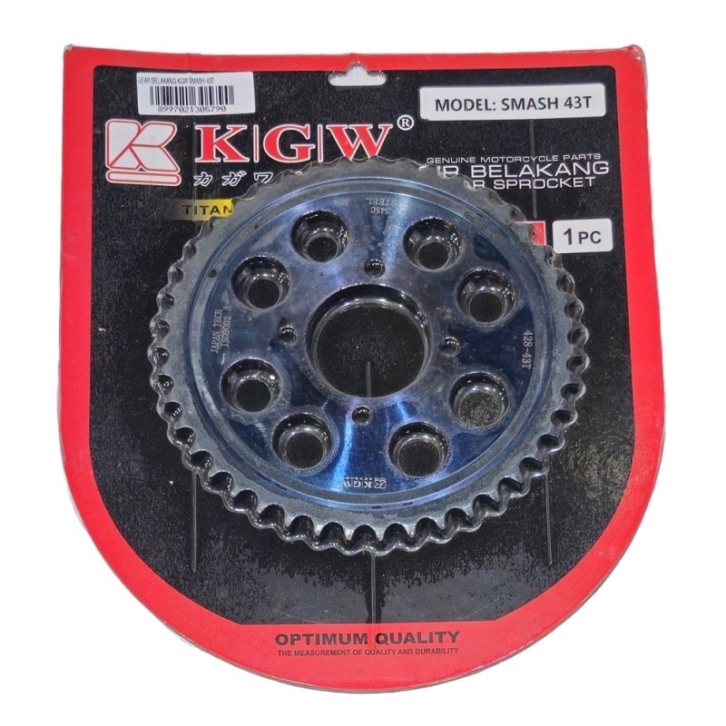 GEAR BELAKANG KGW SMASH-43T