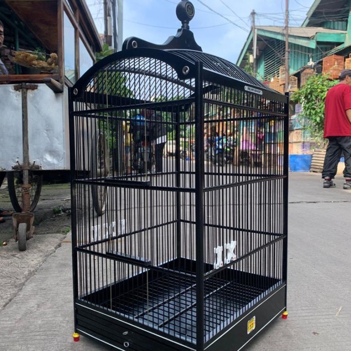 Promo Sangkar Kandang Kotak Oriq Jaya Hitam Merah No 1