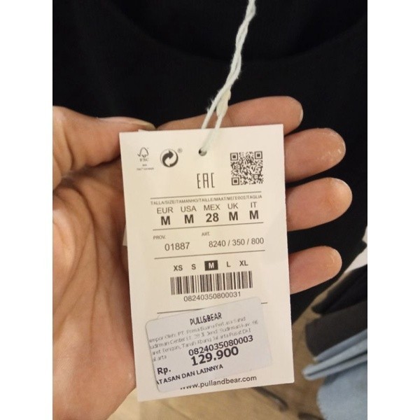 Kaos Tanktop Crop Pull&Bear Woman