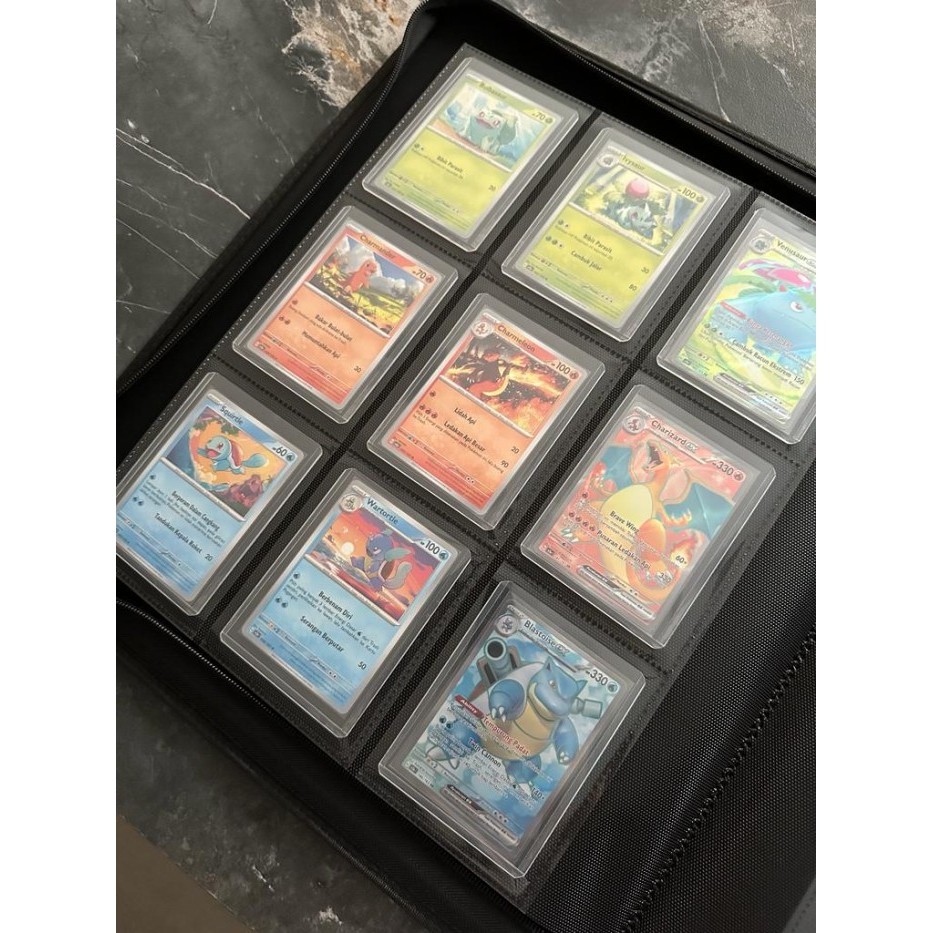 

HICE Toploader Binder 14 Pages up to 252 cards for Pokemon Magic TCG -ls01