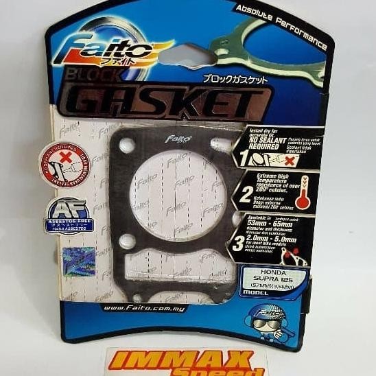 Murah Packing Gasket Block Silinder Alumunium Honda Supra 125 Karisma 2mm