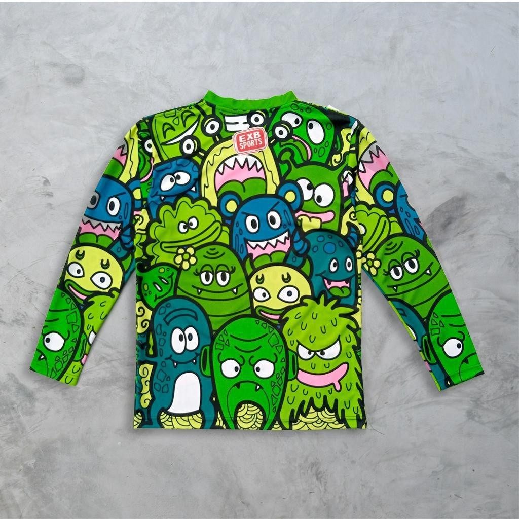 Jersey Sepeda Printing / Jersey Goes / Jersey Gowes / Kaos Sepeda / Doodle/ Monster