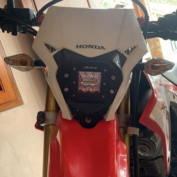 Reflektor Led Carbon Crf150 Klx150 Wr155 13 Mata Led Lampu Depan Led Klx Crf Wr 155