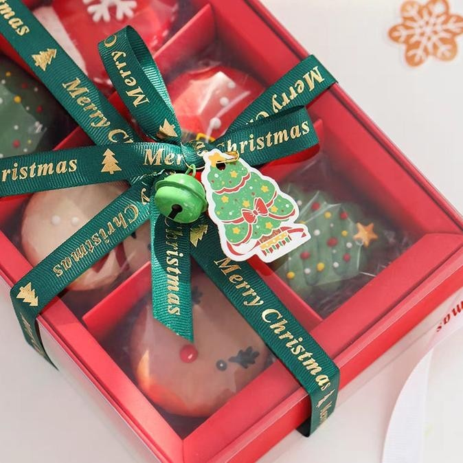 

DFG - Pita Natal Merah 1cm 45m Dekorasi Pita Box Natal Parcel Parsel Natal TERLARIS