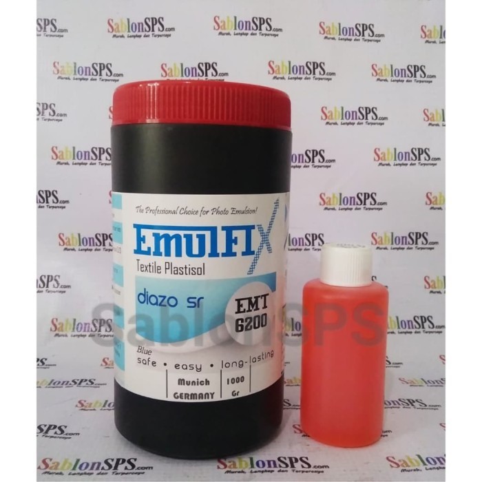 

Terjangkau OBAT AFDRUK SABLON EMULFIX TEXTILE PLASTISOL BLUE 1Kg