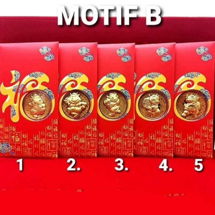 

DFG - Angpao Emas Kerbao 2021 Angpau Koin Emas Gold Plated Murah Ampao Kebo TERLARIS