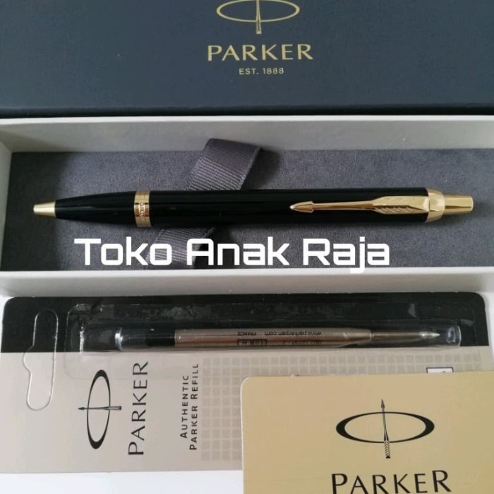 

[Baru] Paket 1 Klik: Parker New Im Lux Black Gt Ballpoint Ref Bp Terbaru