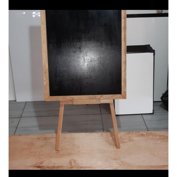 

[Baru] Papan Menu Restoran Black Board Standing Ukuran 60X80Cm Berkualitas