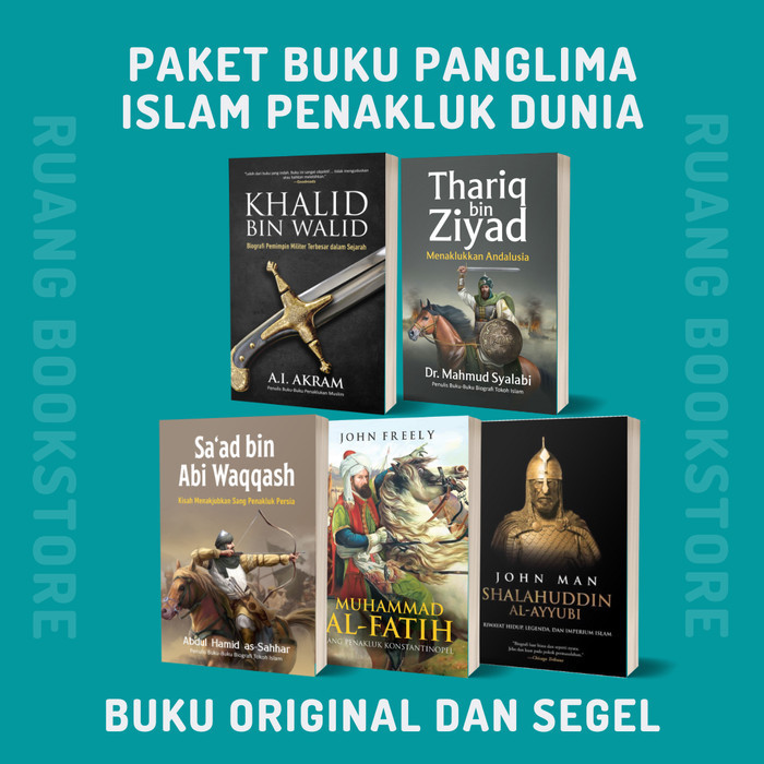 

[Baru] Paket Buku Panglima Islam Penakluk Dunia - Buku Original Segel [Isi 5] Berkualitas