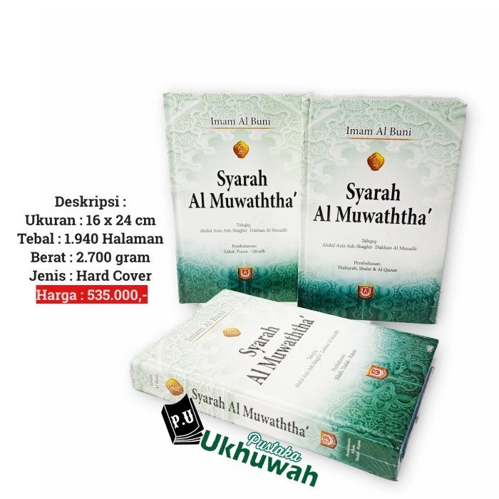 

[Baru] Syarah Al Muwatha Imam Malik 1 Set 3 Jilid Lengkap Limited