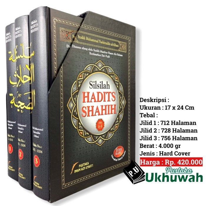 

[Baru] Silsilah Hadits Shahih Set 1-3 Berkualitas