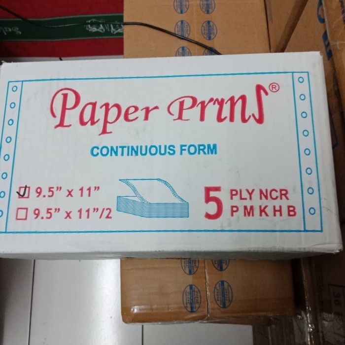 

[Baru] Continuous Form 91/2*11 5Ply Paper Prins Terbatas
