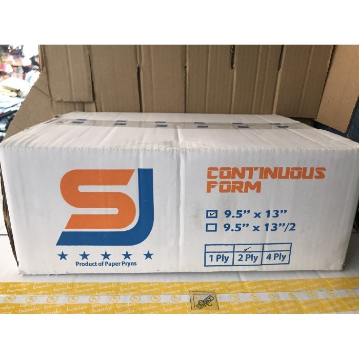 

[Baru] Kertas Continuous Form Sj 9.5 X 13 2 Ply 500 Set Terbaru