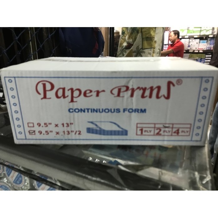 

[Baru] Kertas Continuous Form Sj 9.5 X 13 2 Ply Limited