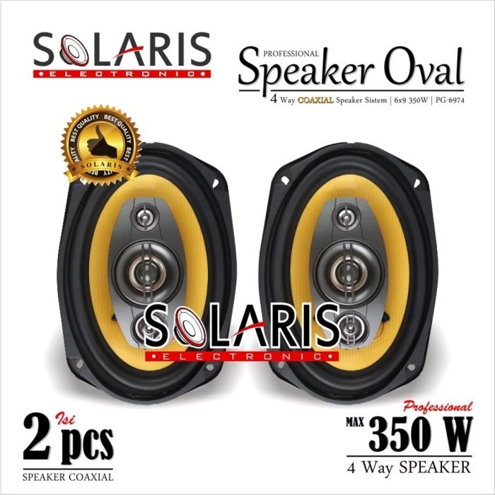 

[Baru] Speaker Oval 4 Way 350 Watt Pegasus Pg-6974 Magnet Besar Limited
