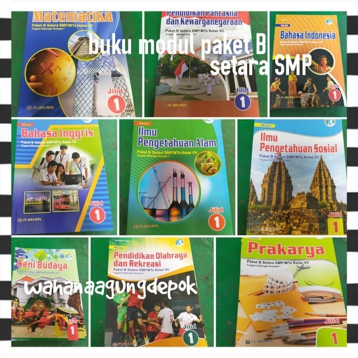 

[Baru] Satu Paket Buku Modul Paket B Setara Smp Jilid 1 Penerbit Arya Duta Limited