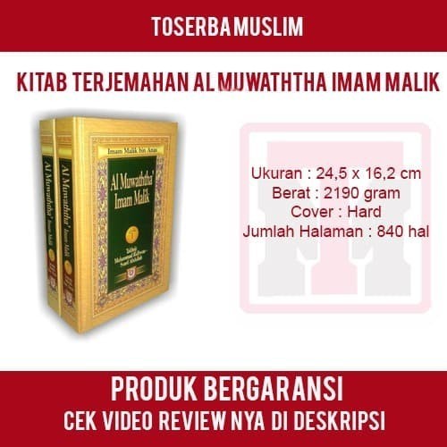 

[Baru] Al Muwaththa Imam Malik Lengkap Jilid 1 Dan 2 Berkualitas