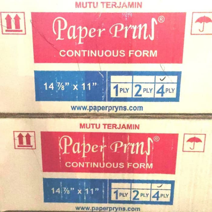 

[Baru] Continuous Form 14 7/8 X 11 4Ply Diskon