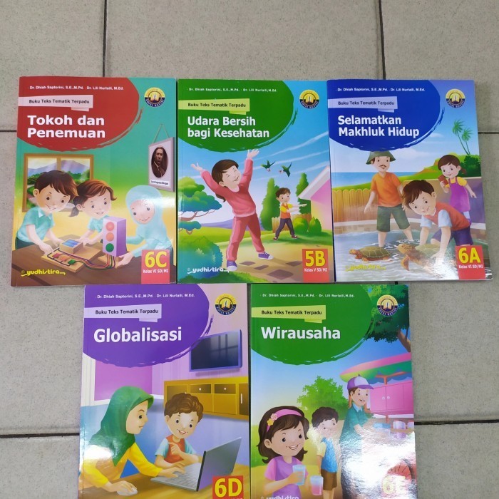 [COD] Buku Teks Tematik Kelas 6 Abcde Yudistira Diskon