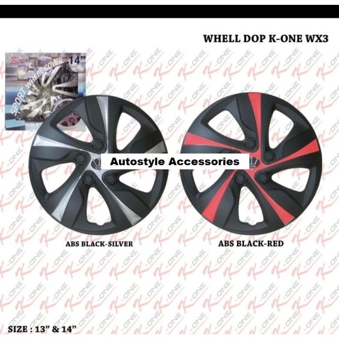 [New Ori] Cover Dop Velg Ring 13  14 Mobil Universal Wx3 Terbatas