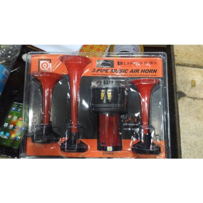 [New Ori] Klakson 3Trompet TeloletDinamo 12V Terbaru
