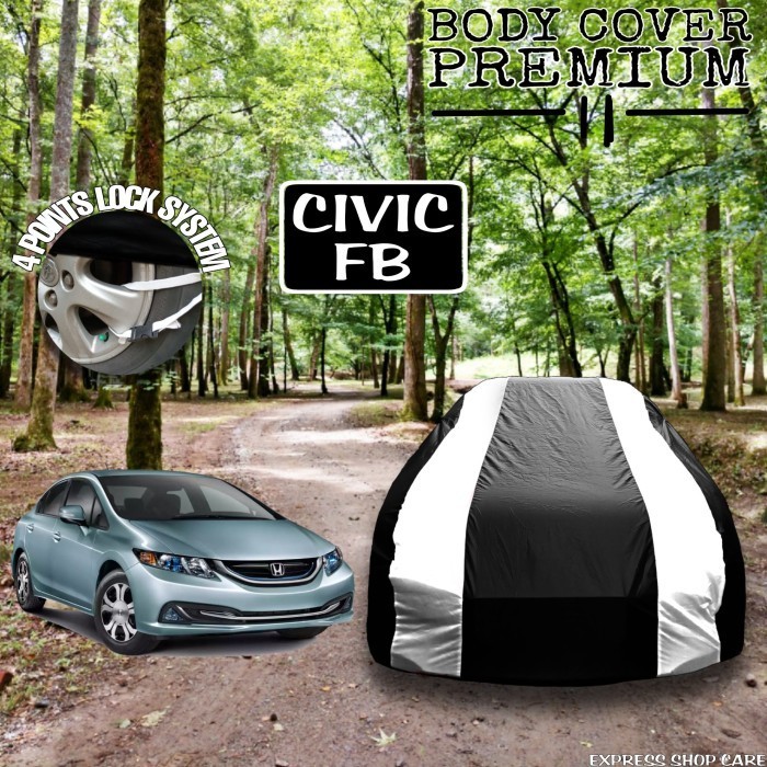 [New Ori] Sarung Mobil Civic Fb List Silver Body Cover Civic Fb Premium Terbaru