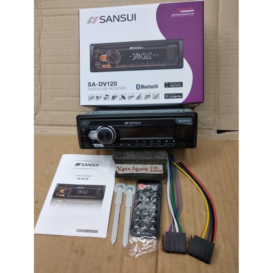 ✅Baru Head Unit Single Din Sansui Sa-Dv120 Usb/ Bluethooth Terbatas